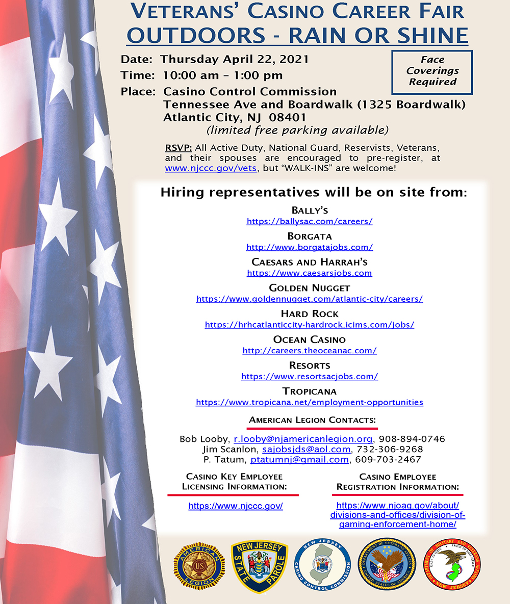 2021 Veterans Career Fair flyer